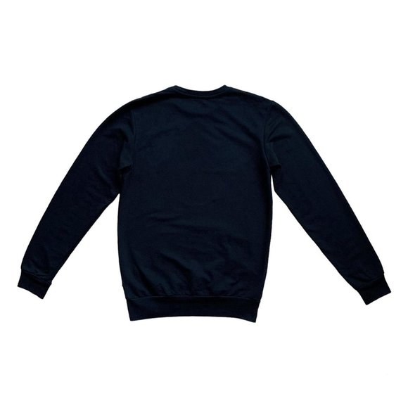 Cotton-Blend Sweatshirt with Text Print | XS | Black - Picture 11 of 14